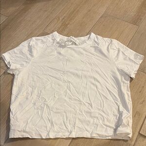 White Short Sleeve LululemonT-Shirt